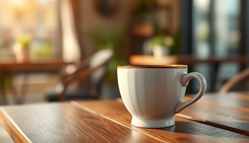 Café na mesa